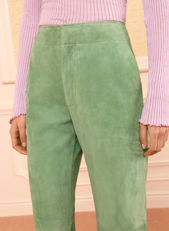 FREJA SUEDE TROUSERS