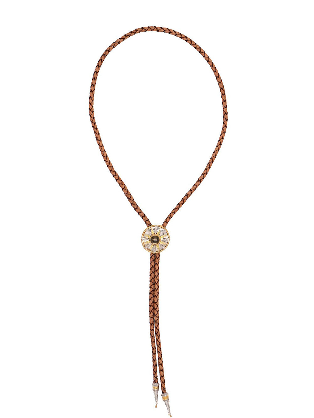 SMALL CAMEL BOLO TIE NECKLACE