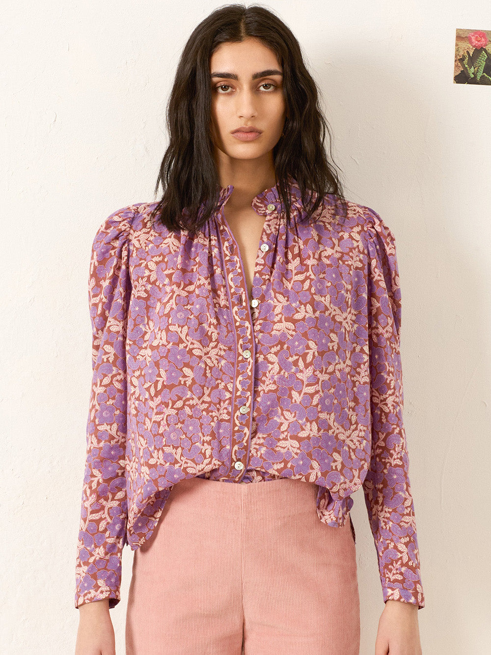 POET TWILIGHT FLORAL BLOUSE