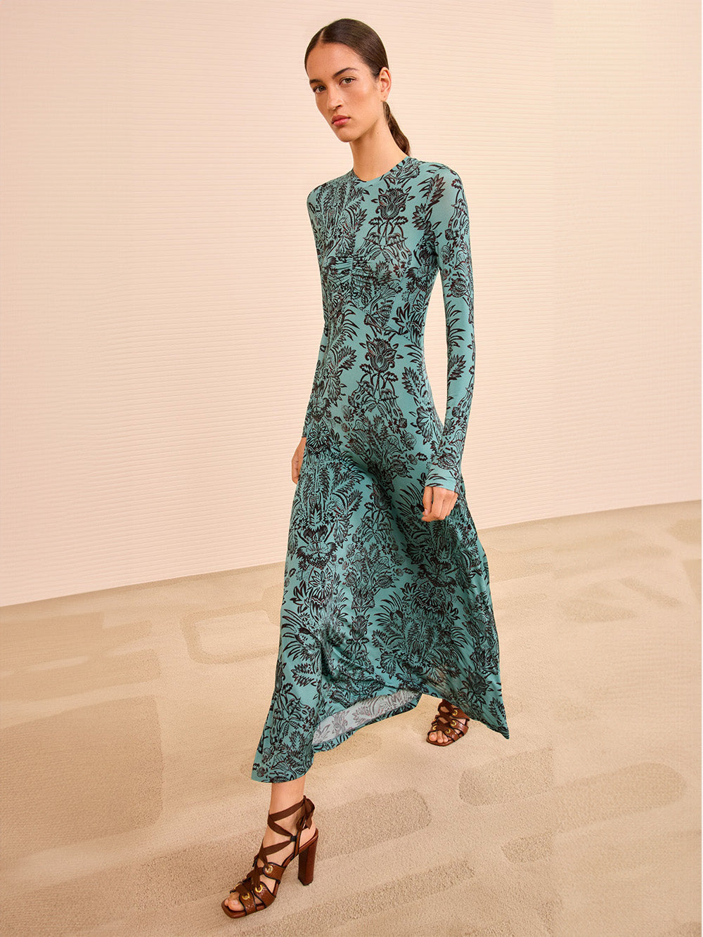 NAIA OCEAN FLORA DRESS