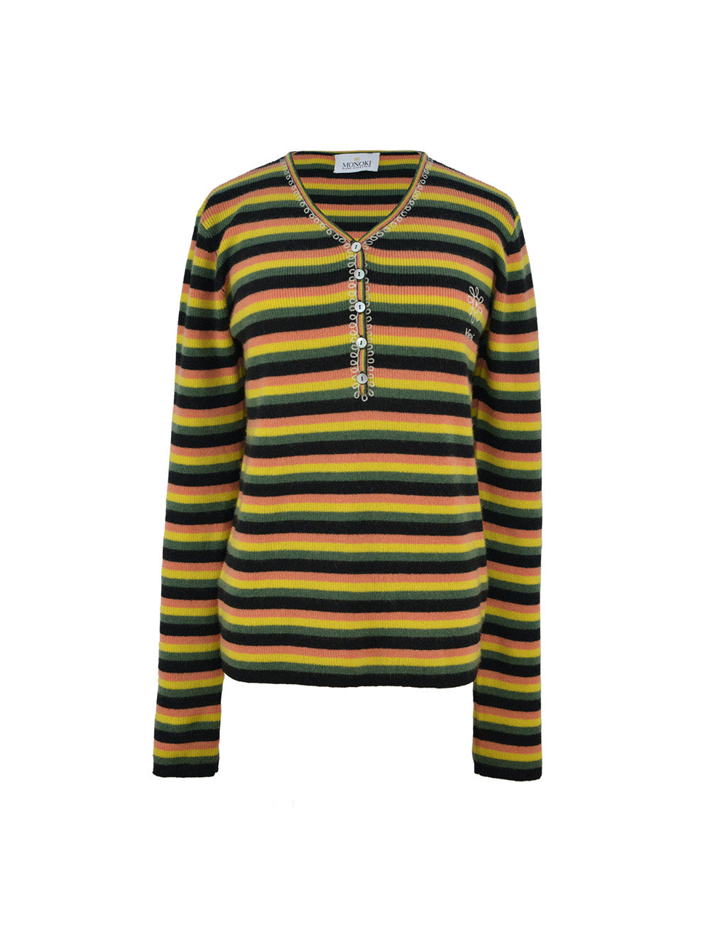 PULL CUTIE RAYURES JAUNE