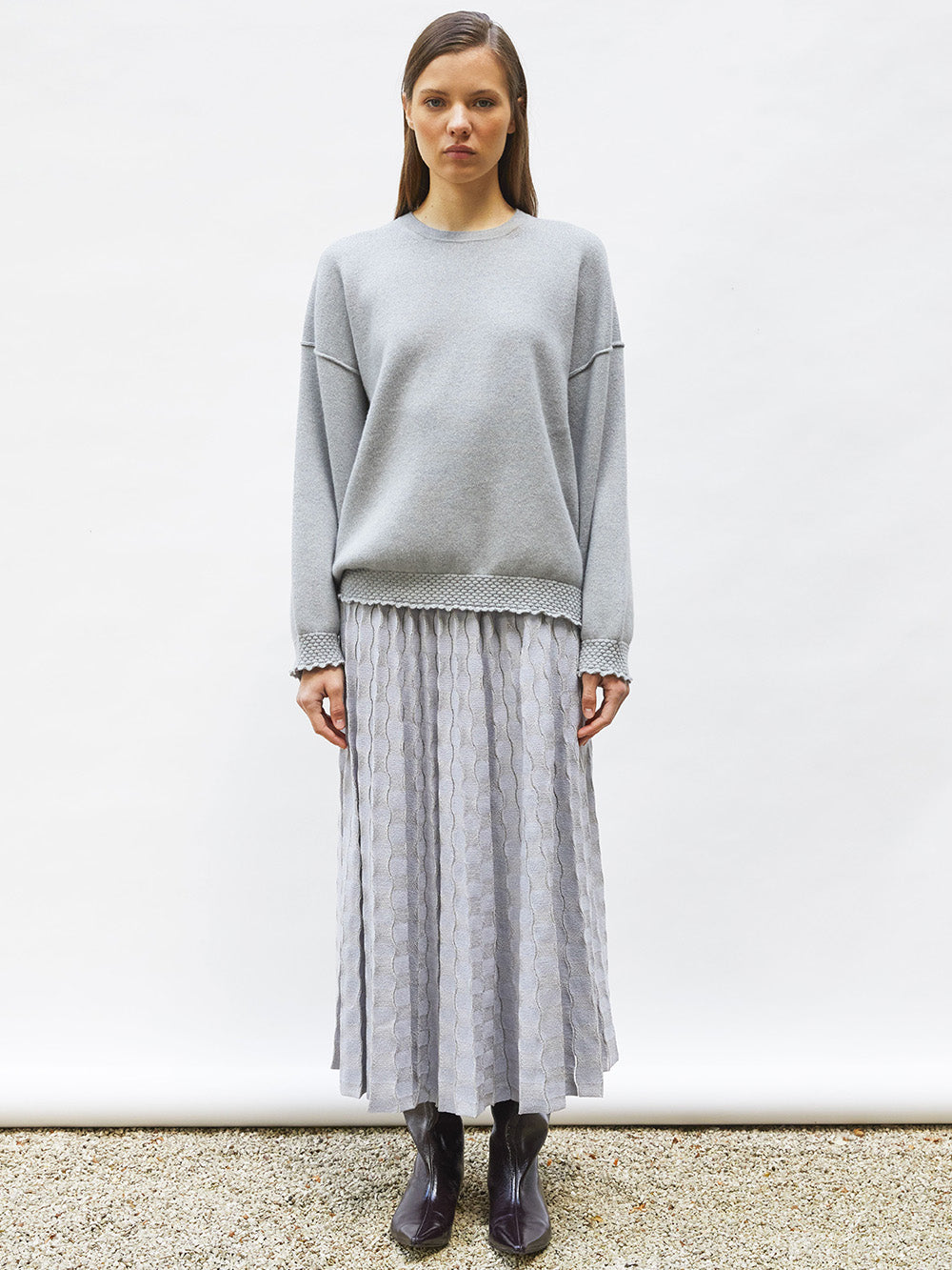 PULL DUMP GRIS SOURIS