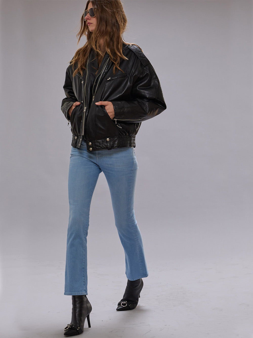 KICK FIT BABY BLUE STRETCH JEANS