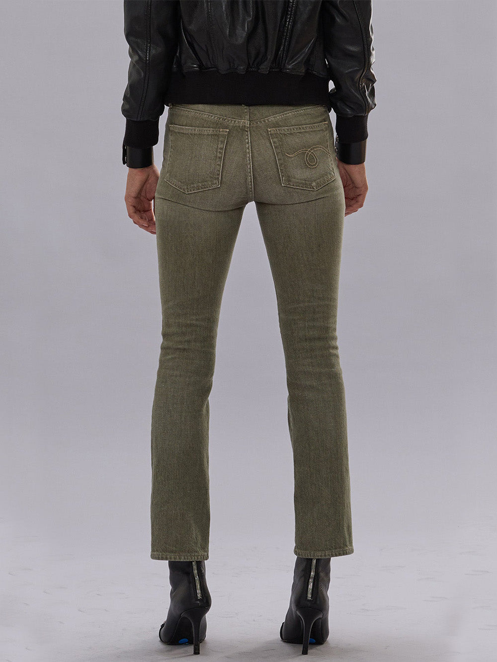 JEAN KICK FIT ARMY GREEN