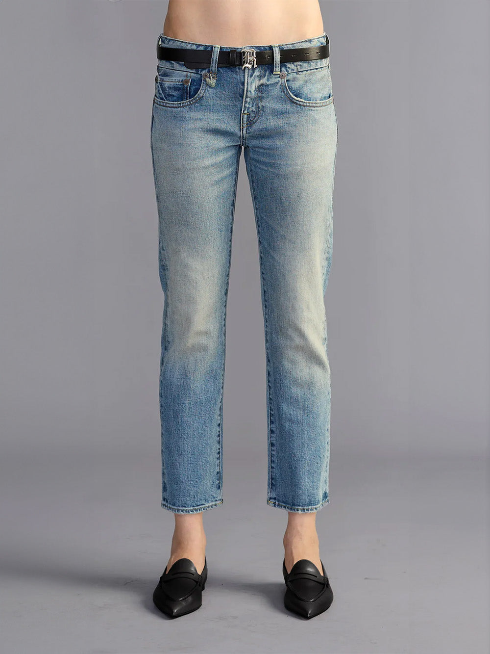 JEAN BOY STRAIGHT WILTED BLUE
