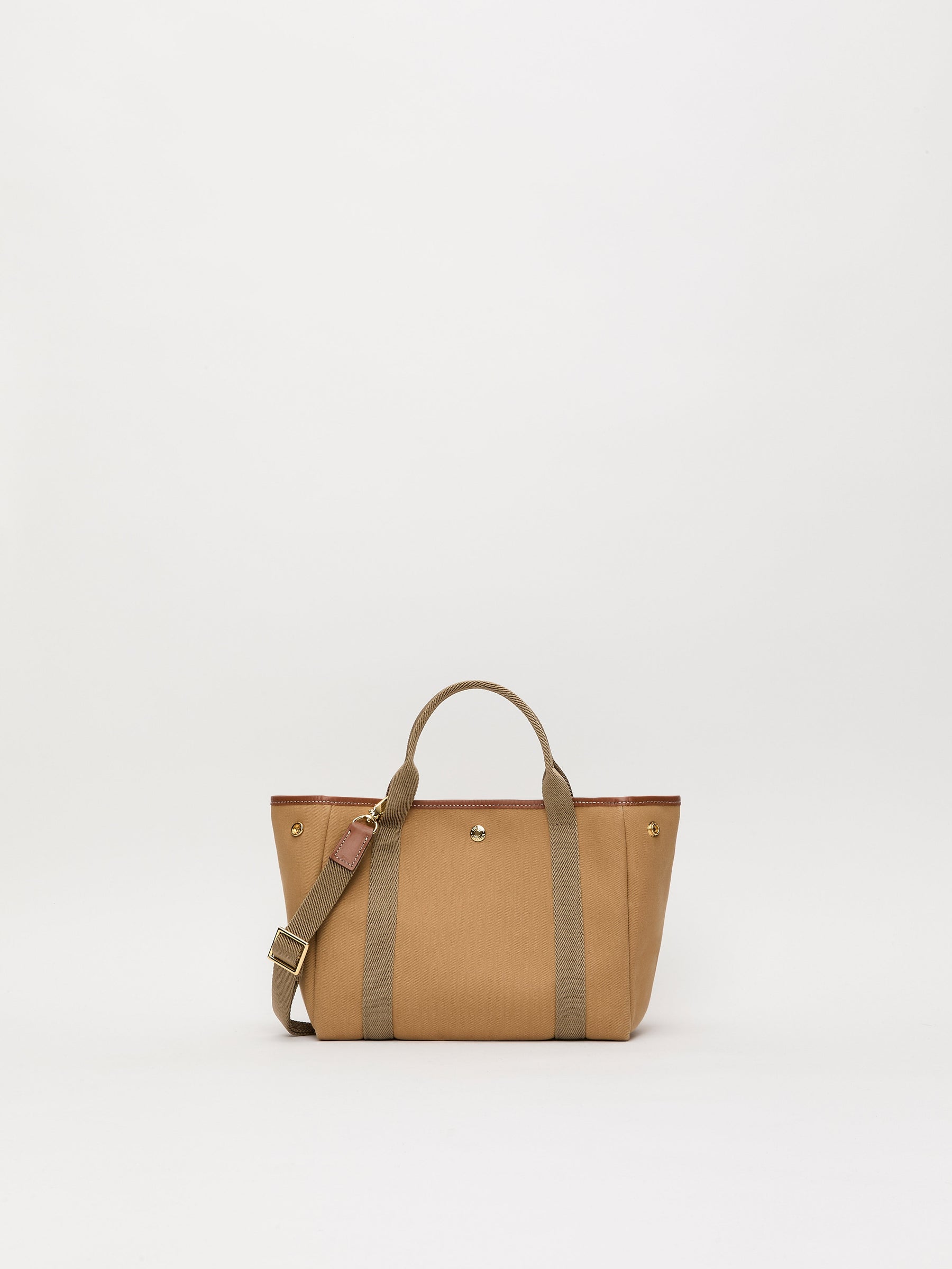 CAMEL TWILL CROSSING BAG