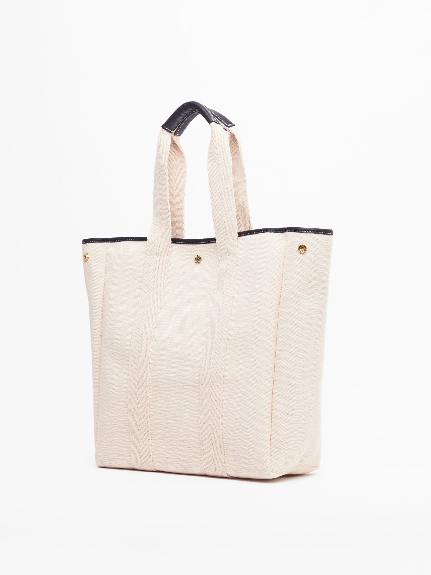 SAC TRAVERSÉE HIGH CANVAS CRÈME