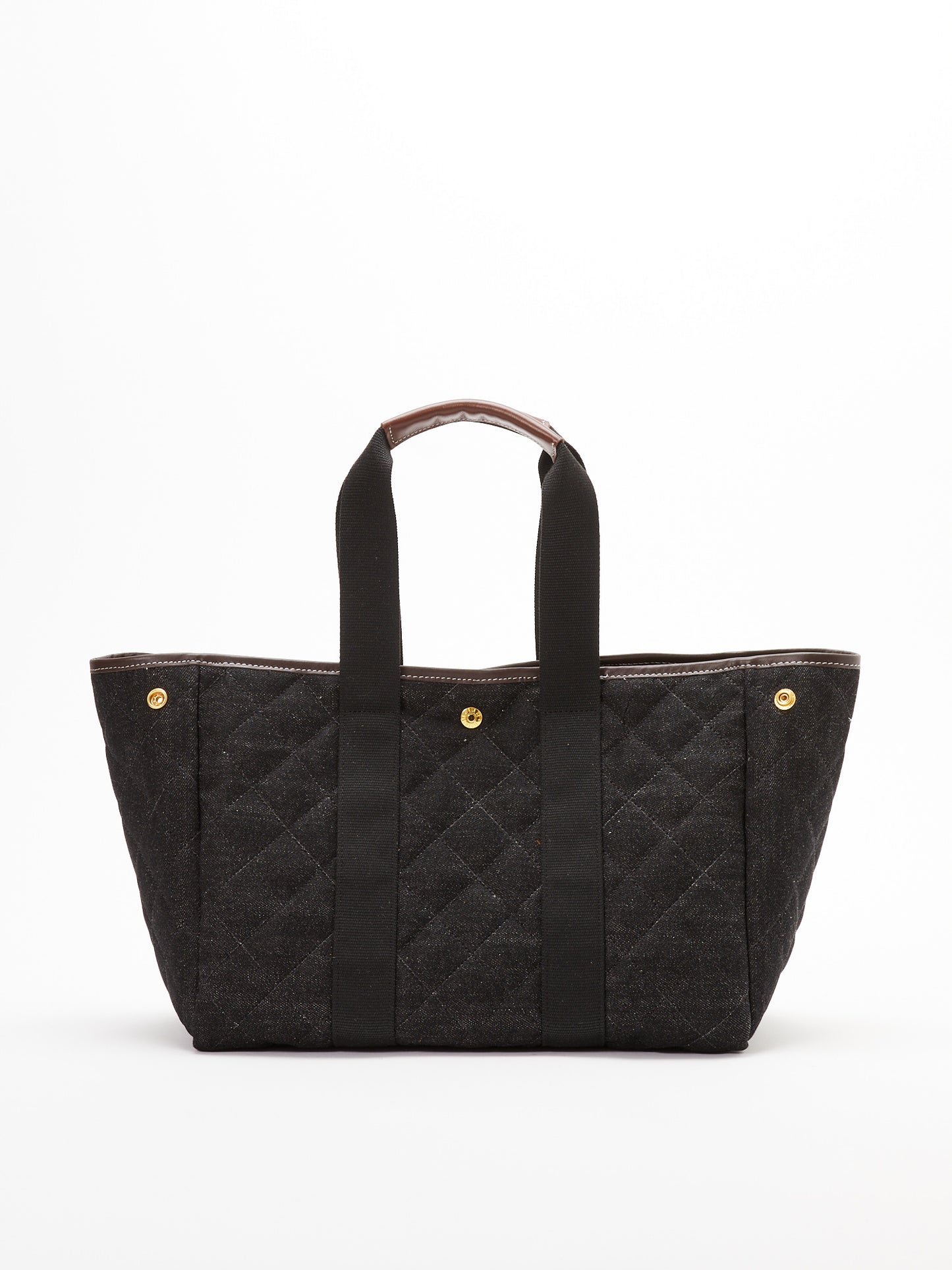 SAC TRAVERSEE M QUILTED DENIM BLACK