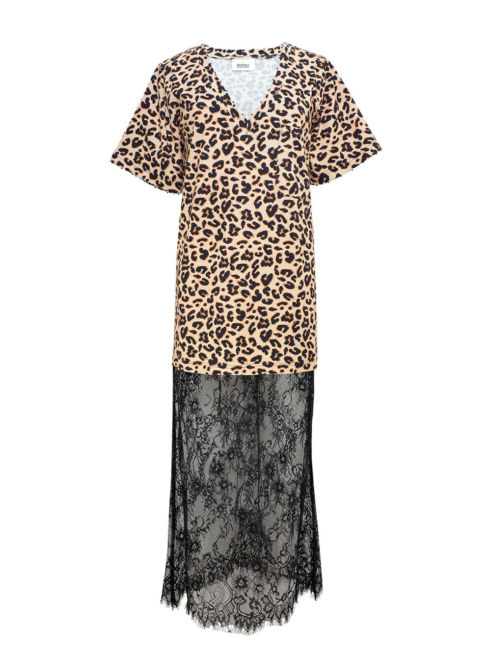 ROBE LONGUE GODDESS LÉOPARD