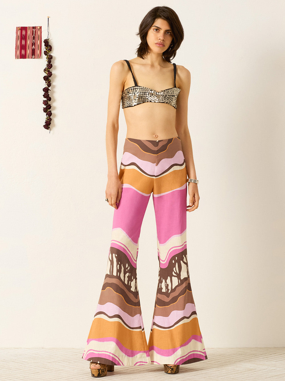 FARAH BLOOMSHADE TROUSERS