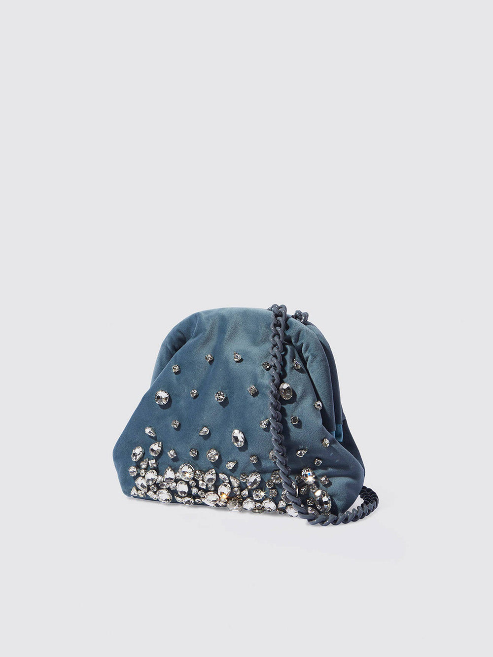 SAC PEPITA STRASS ACCIAIO