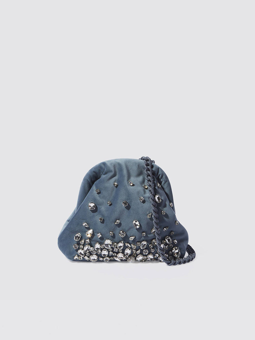 SAC PEPITA STRASS ACCIAIO
