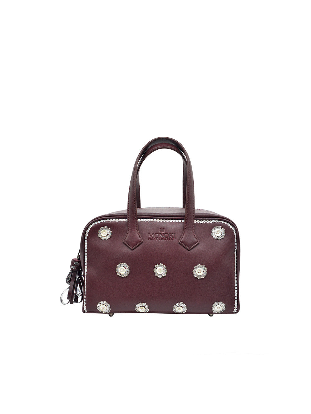 SAC WILLIE CUIR BORDEAUX