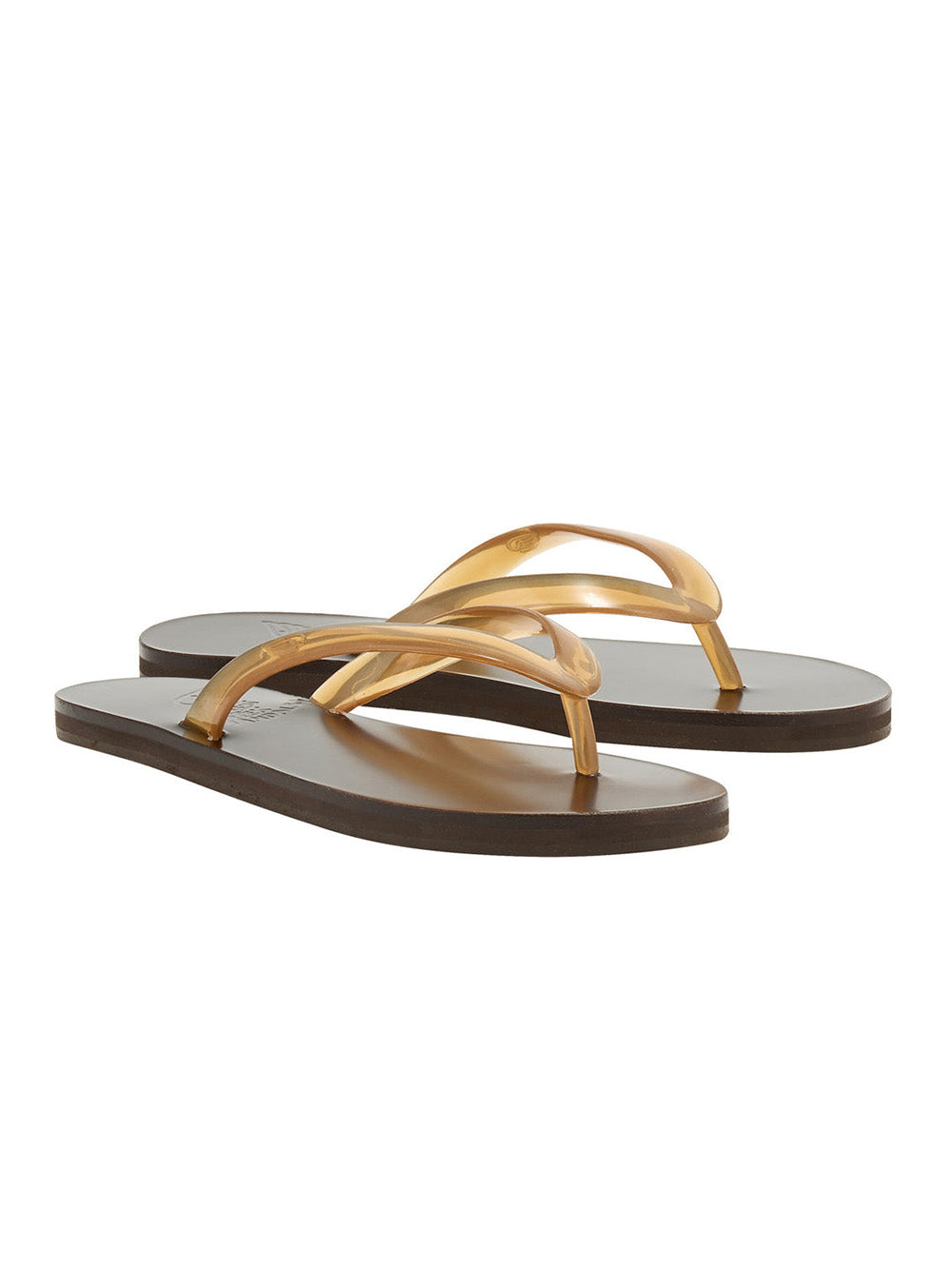 SANDALES SAIONARA JELLY CLEAR CARAMEL