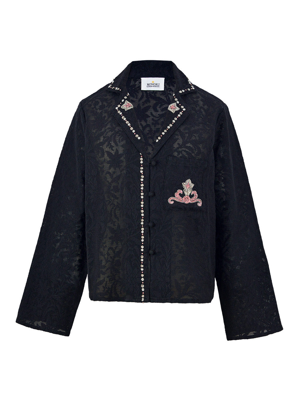 CHEMISE ONASSIS NOIR