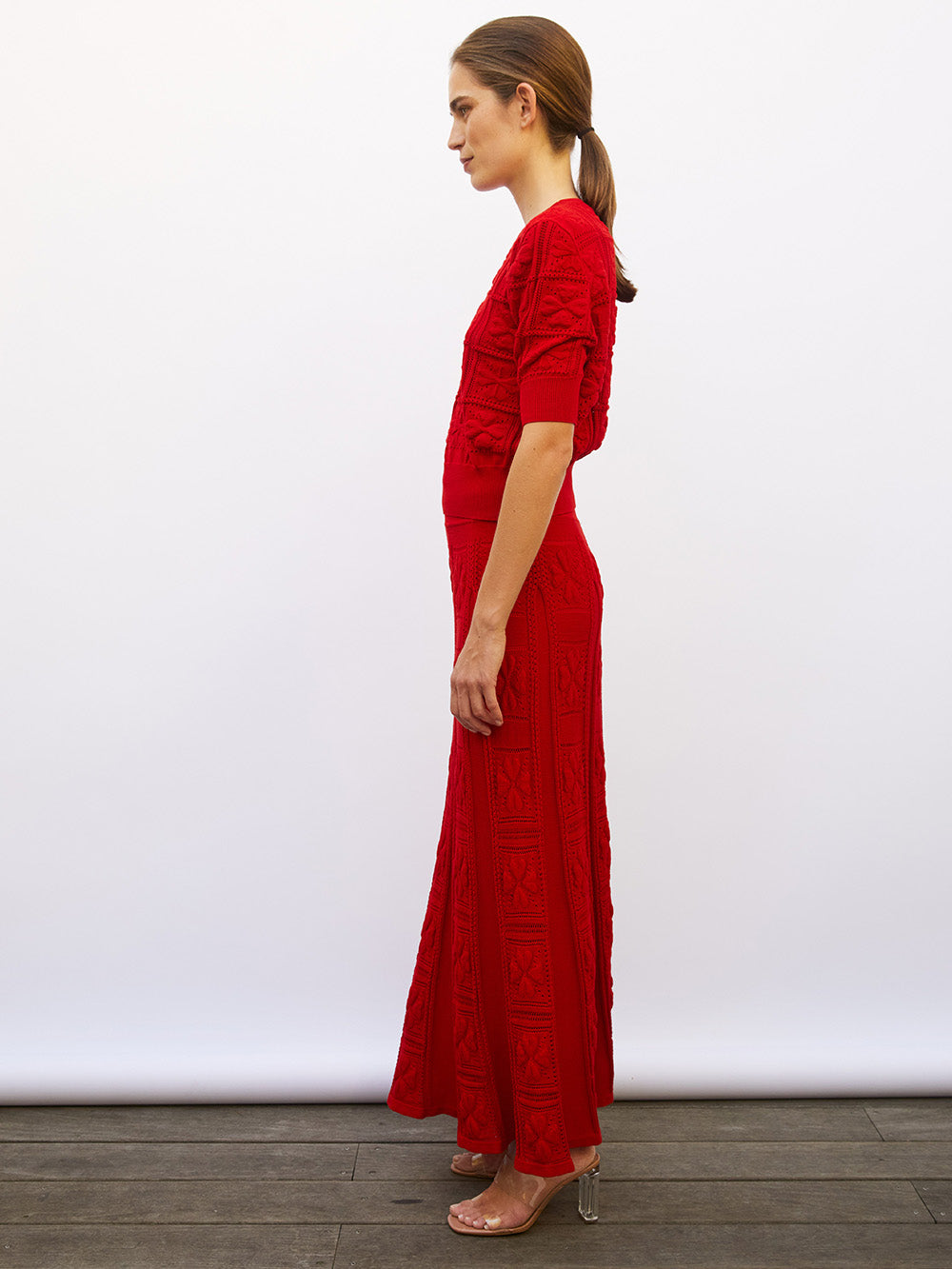 JUPE ELDA BRIGHT RED