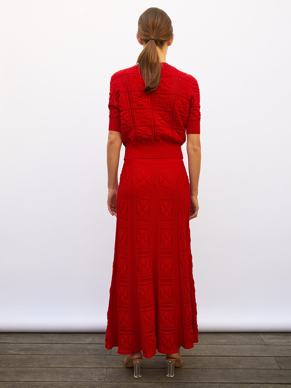 JUPE ELDA BRIGHT RED