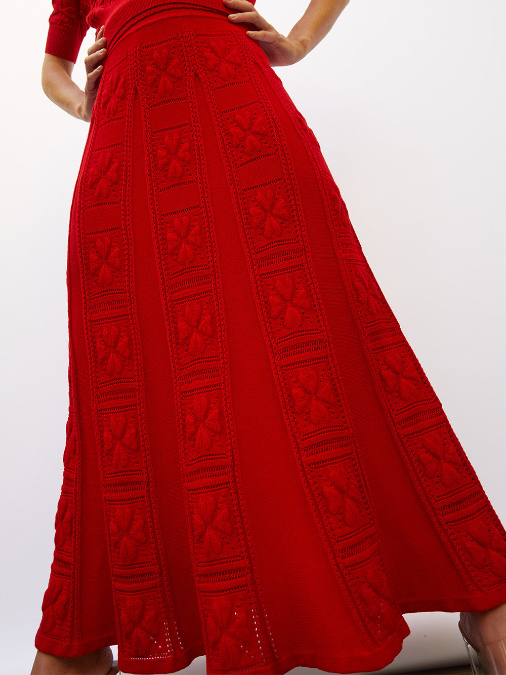 JUPE ELDA BRIGHT RED