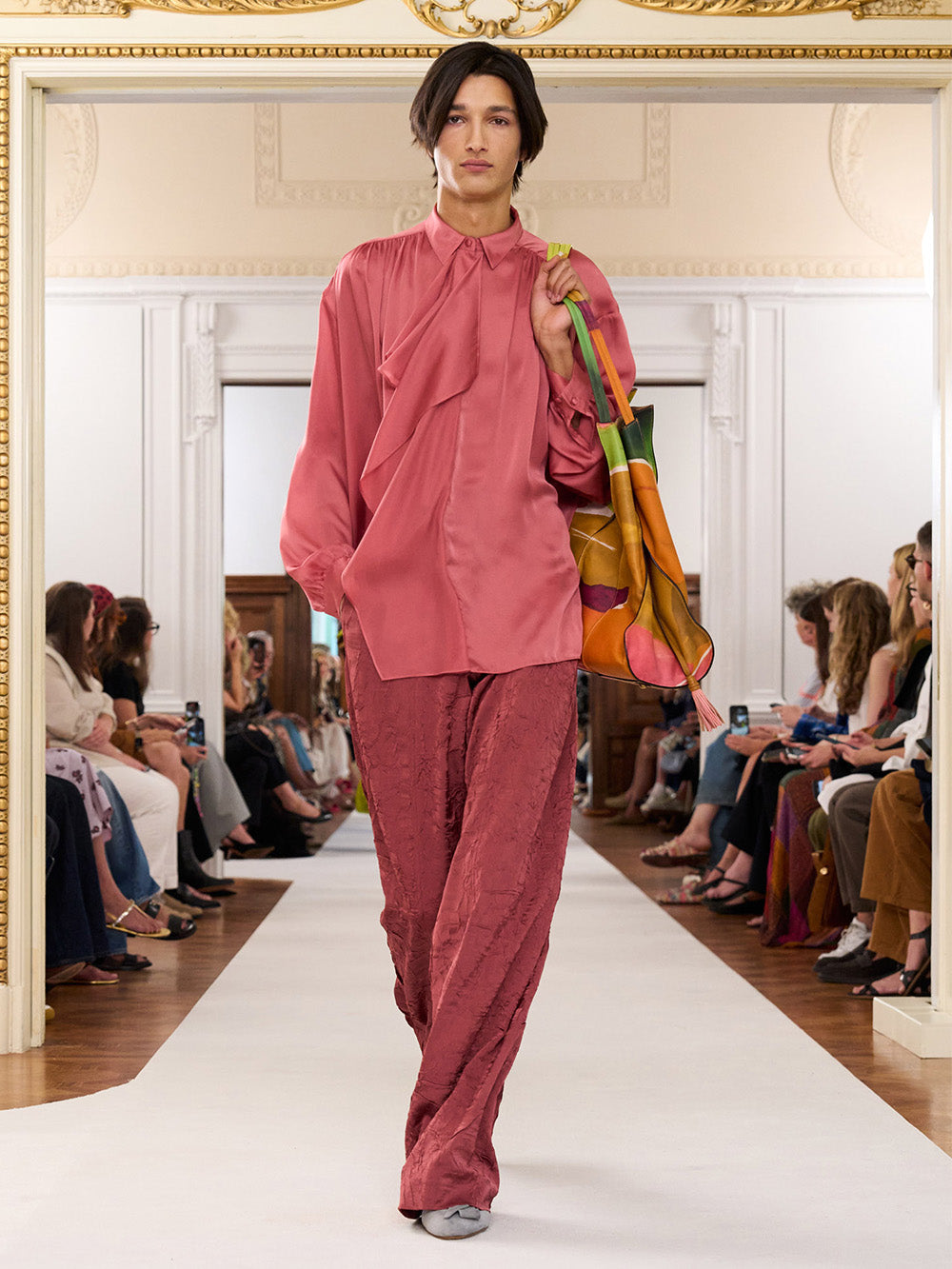 BLOUSE GESTURE ROSEWOOD