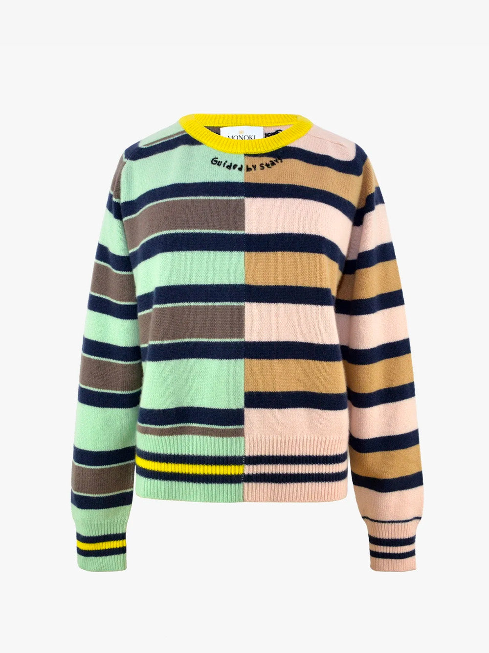 PULL DÉCALÉ MINT