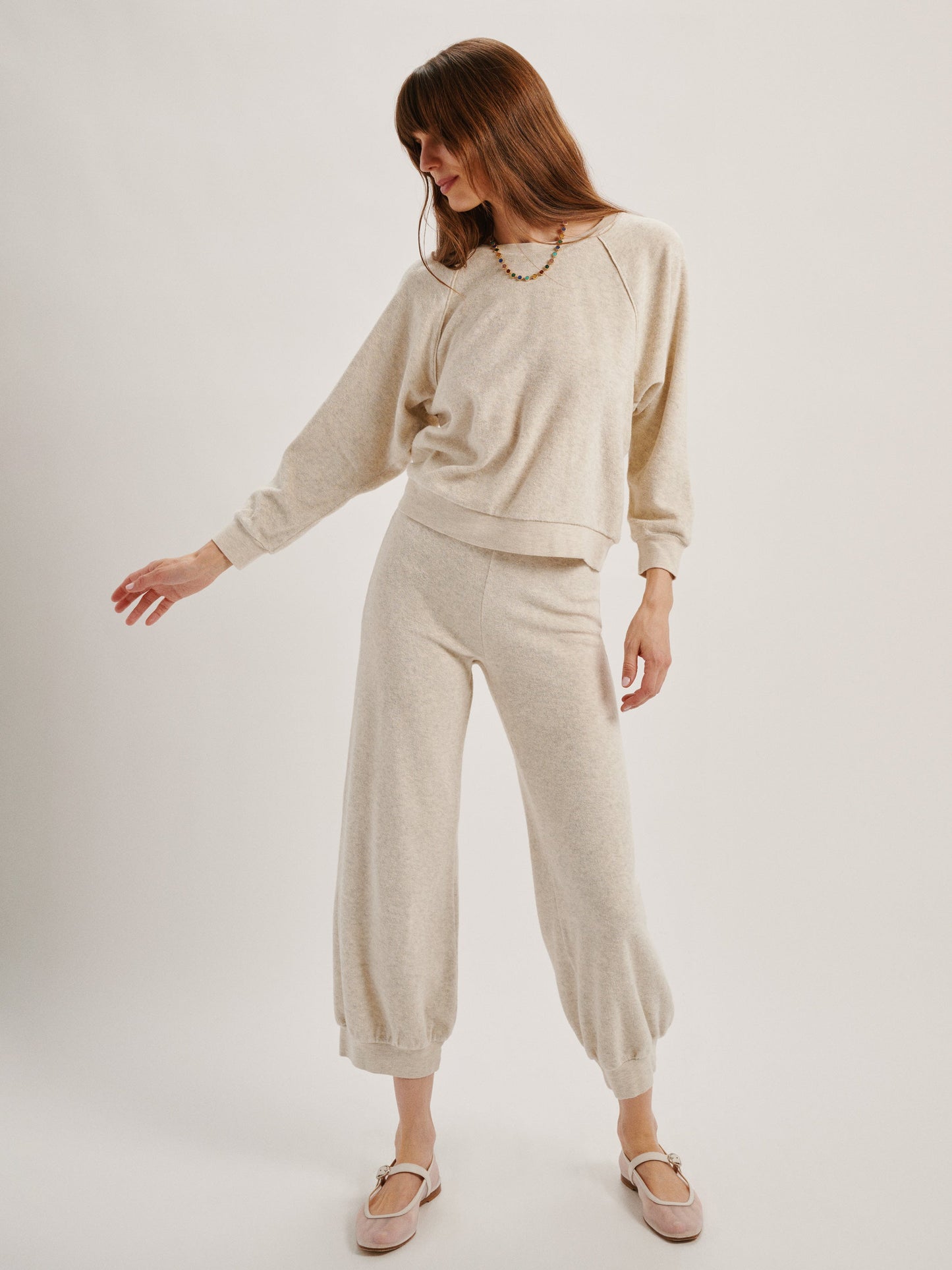 PANTALON TOSK HAREM OAT HEATHER