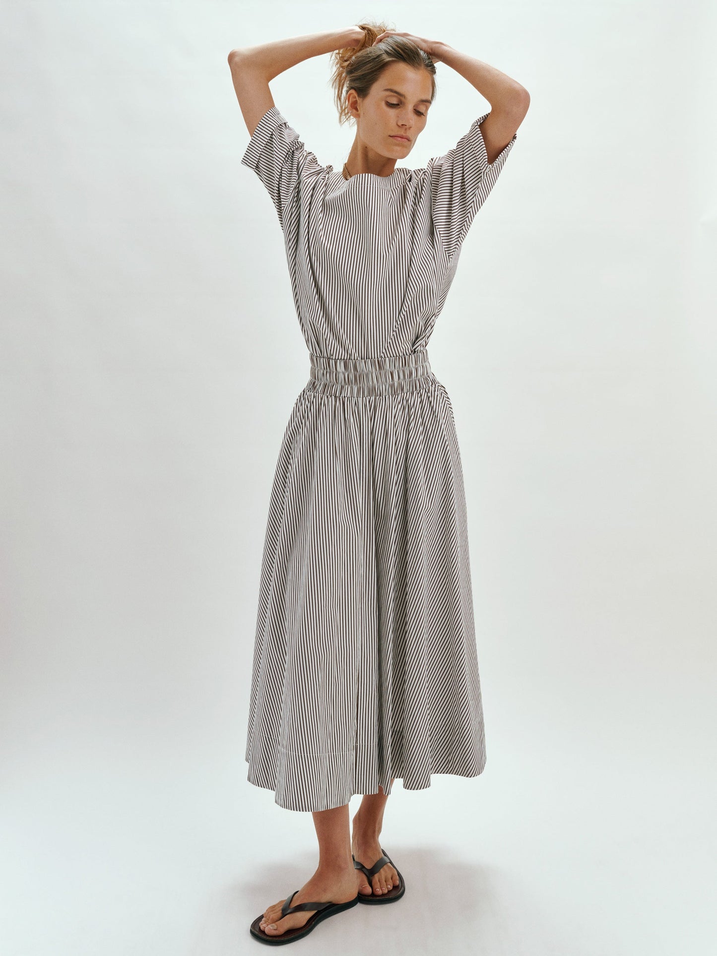 KYRIA TRUFFLE STRIPE SKIRT