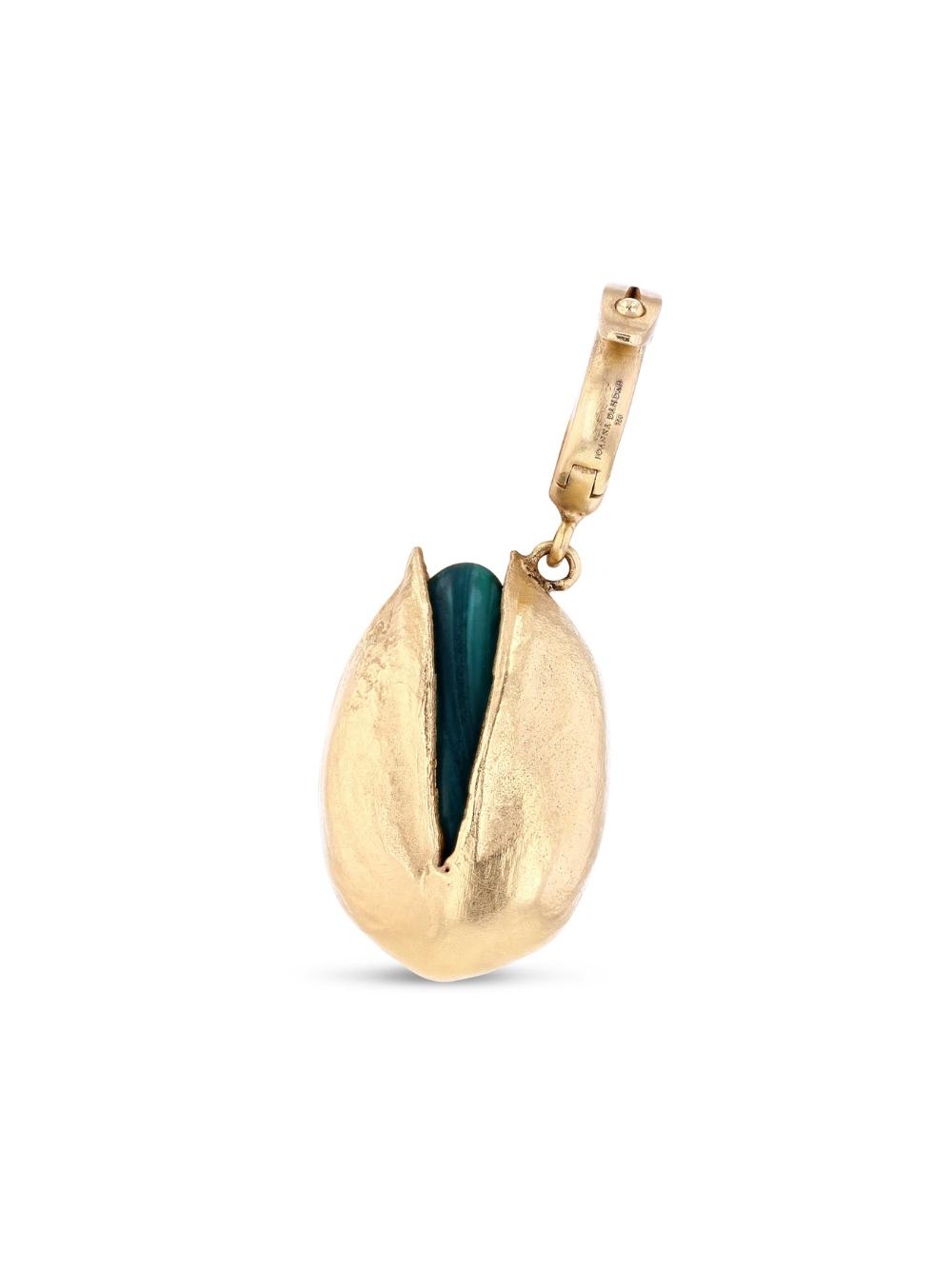 PISTACHIO, MALACHITE & DIAMOND PENDANT