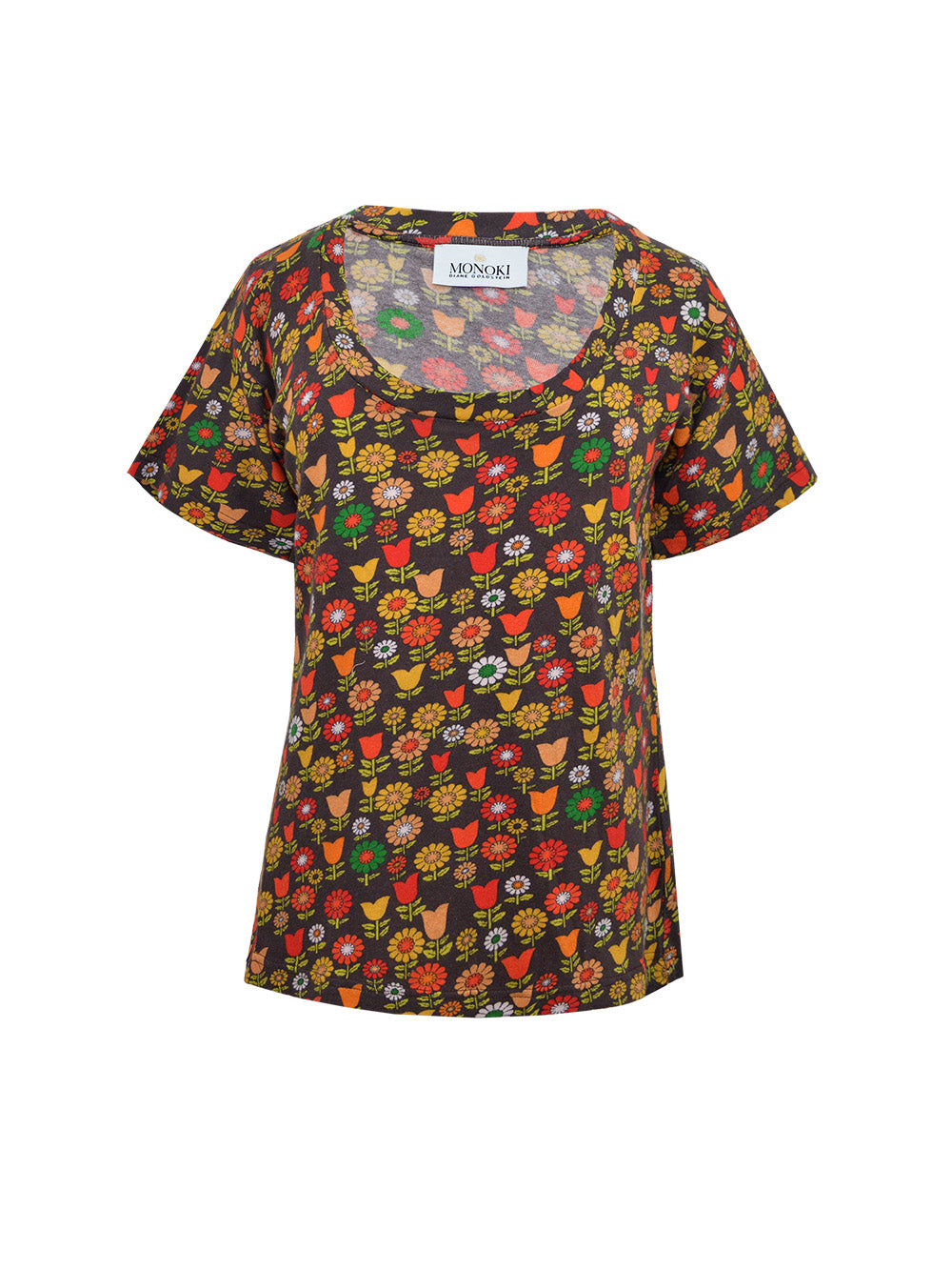 T-SHIRT MANEGE MARRON