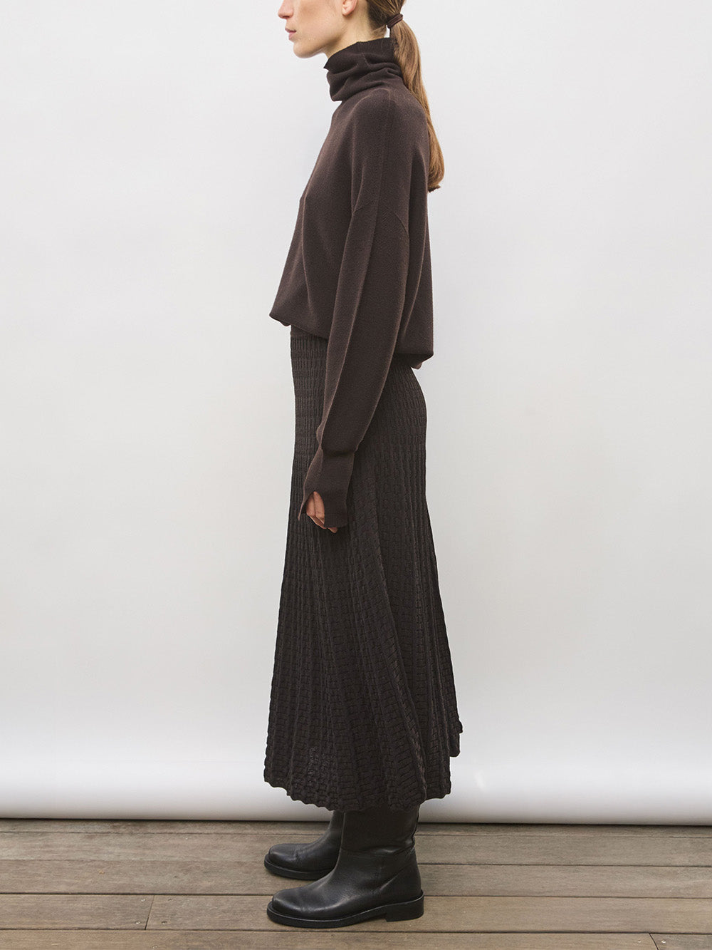 THELMA EBONY SKIRT