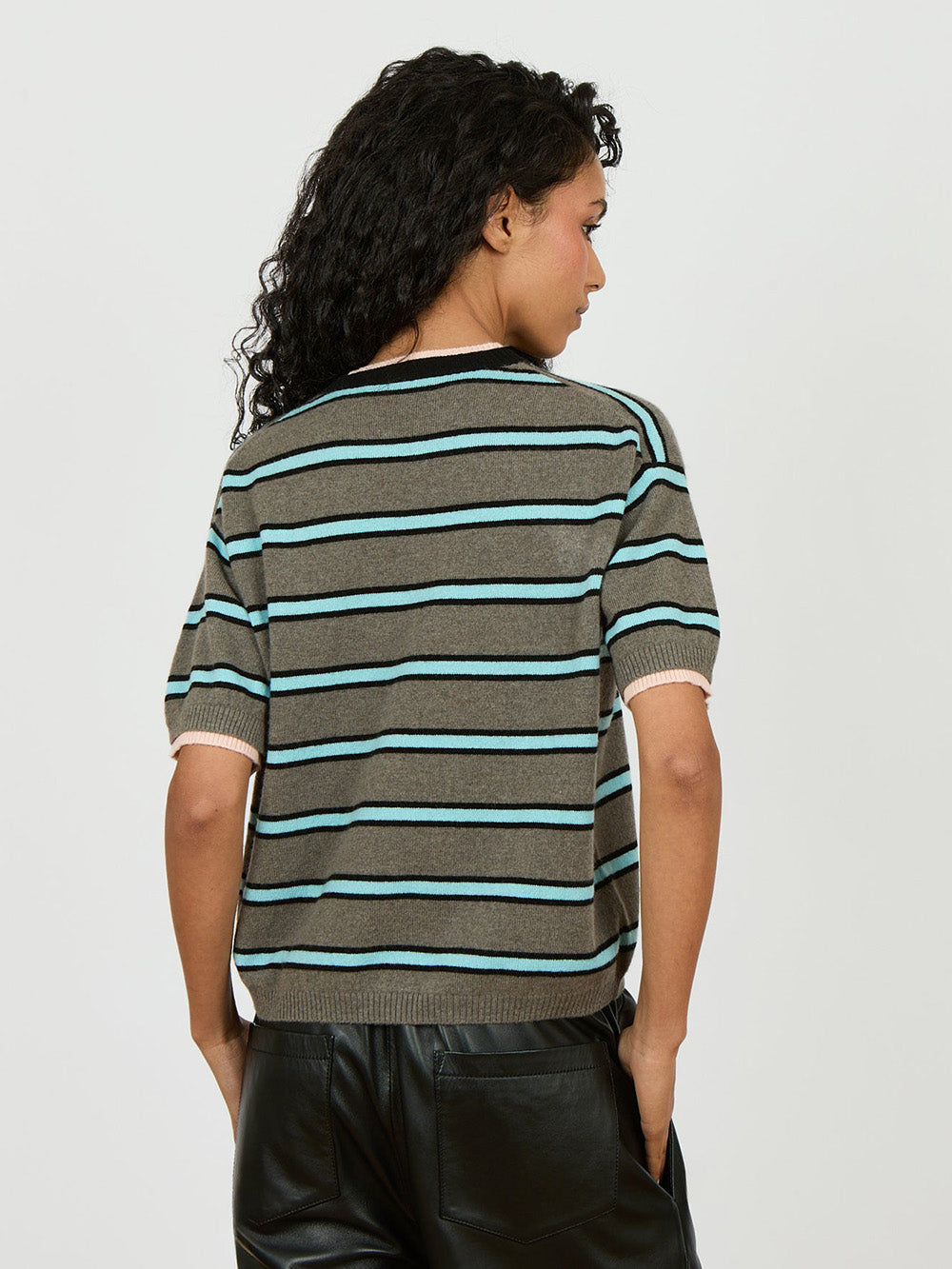 TOP ALBERTO STRIPES GREY 20