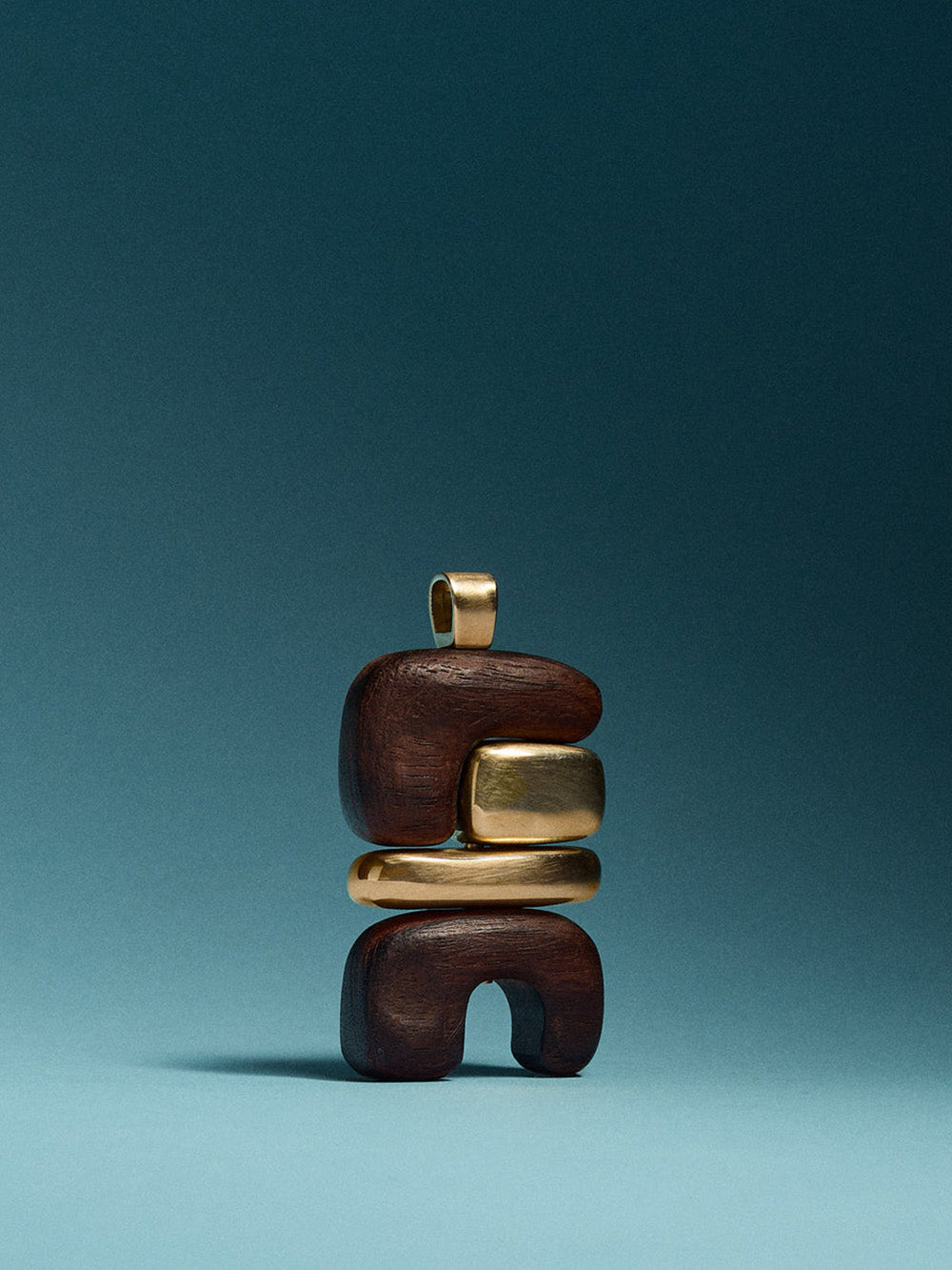 TOTEM EARTH WOOD AND GOLD