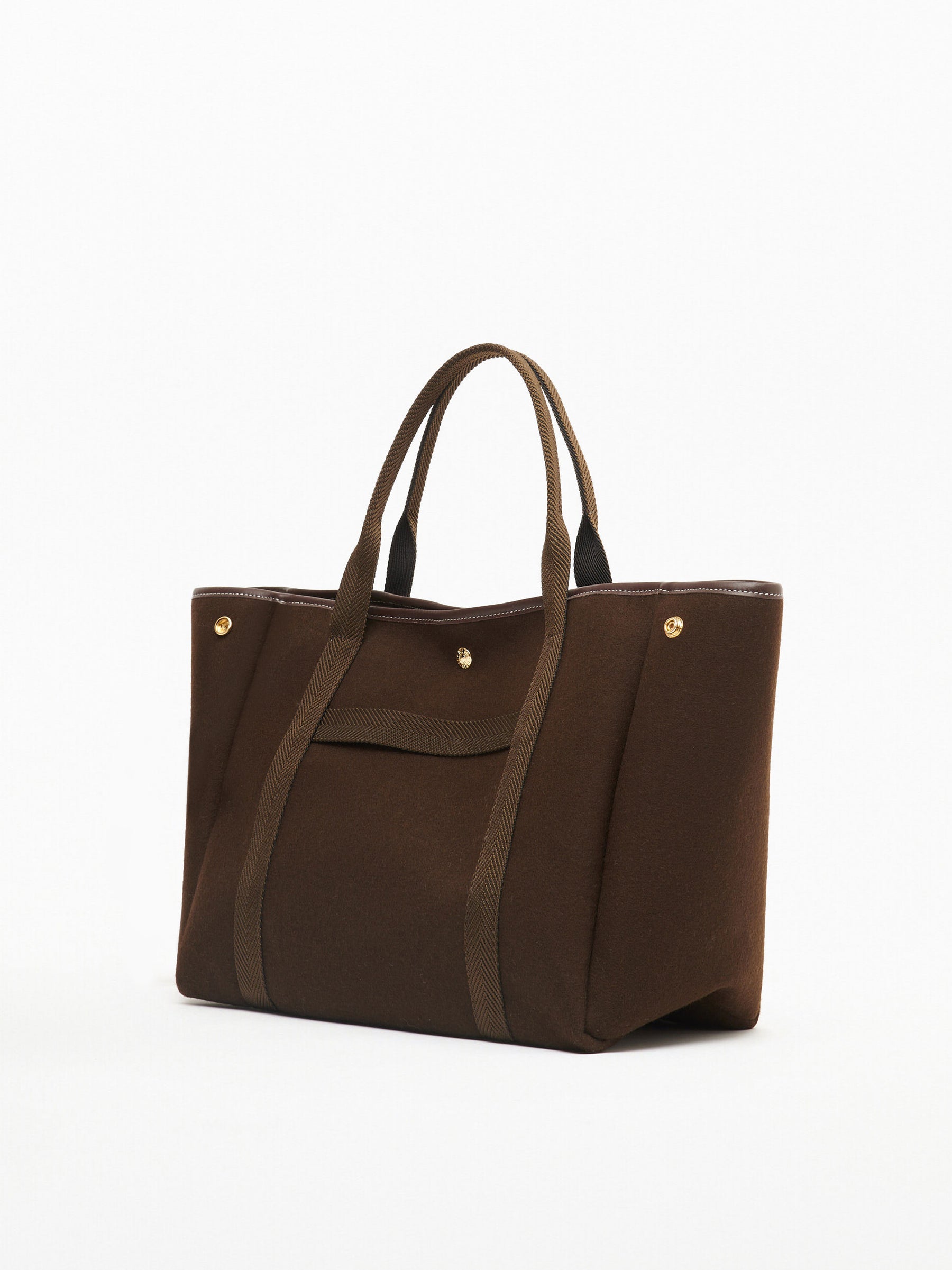SAC TRAVERSÉE L FLANELLE CHOCOLAT