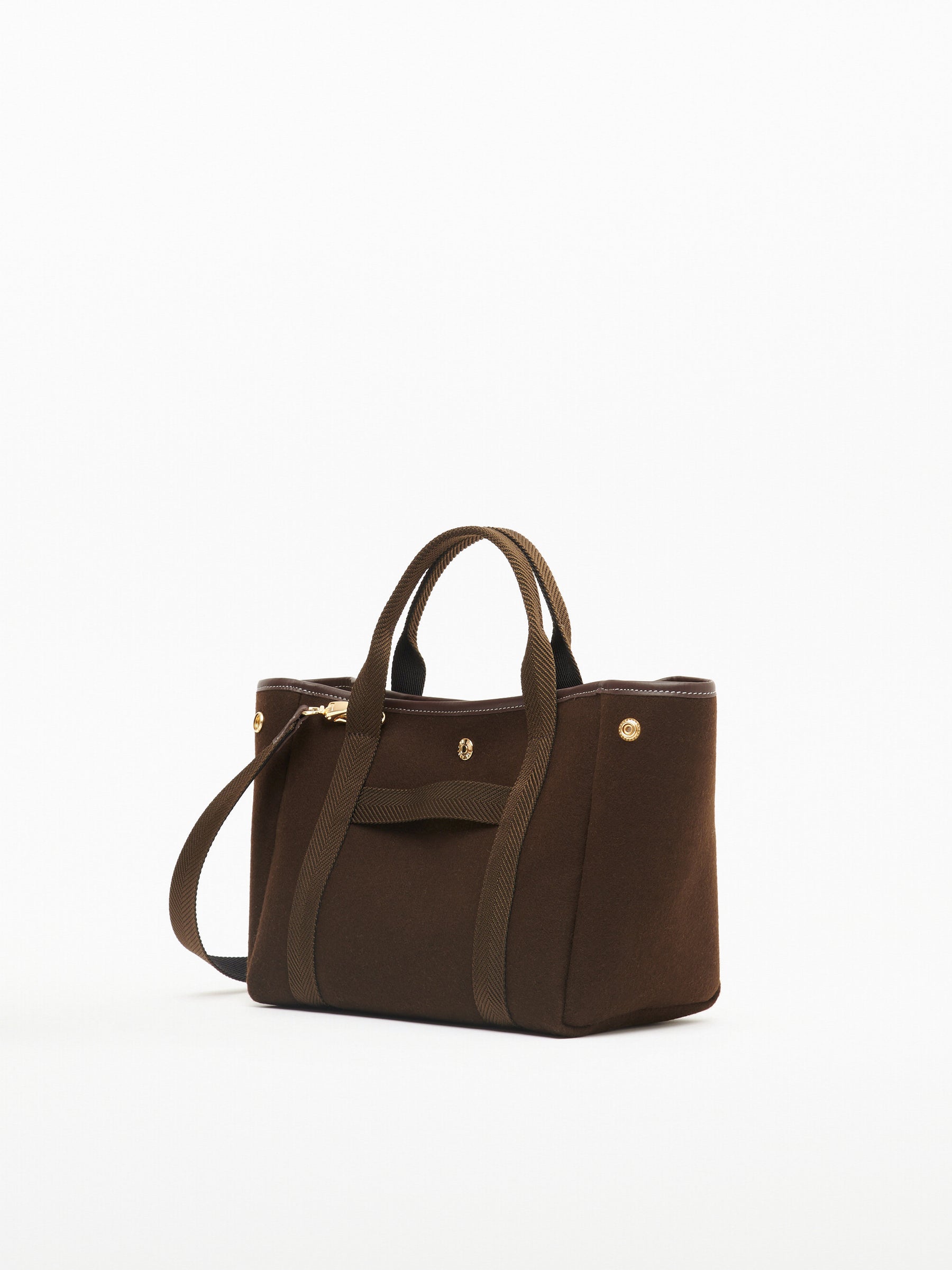SAC TRAVERSÉE S FLANELLE CHOCOLAT