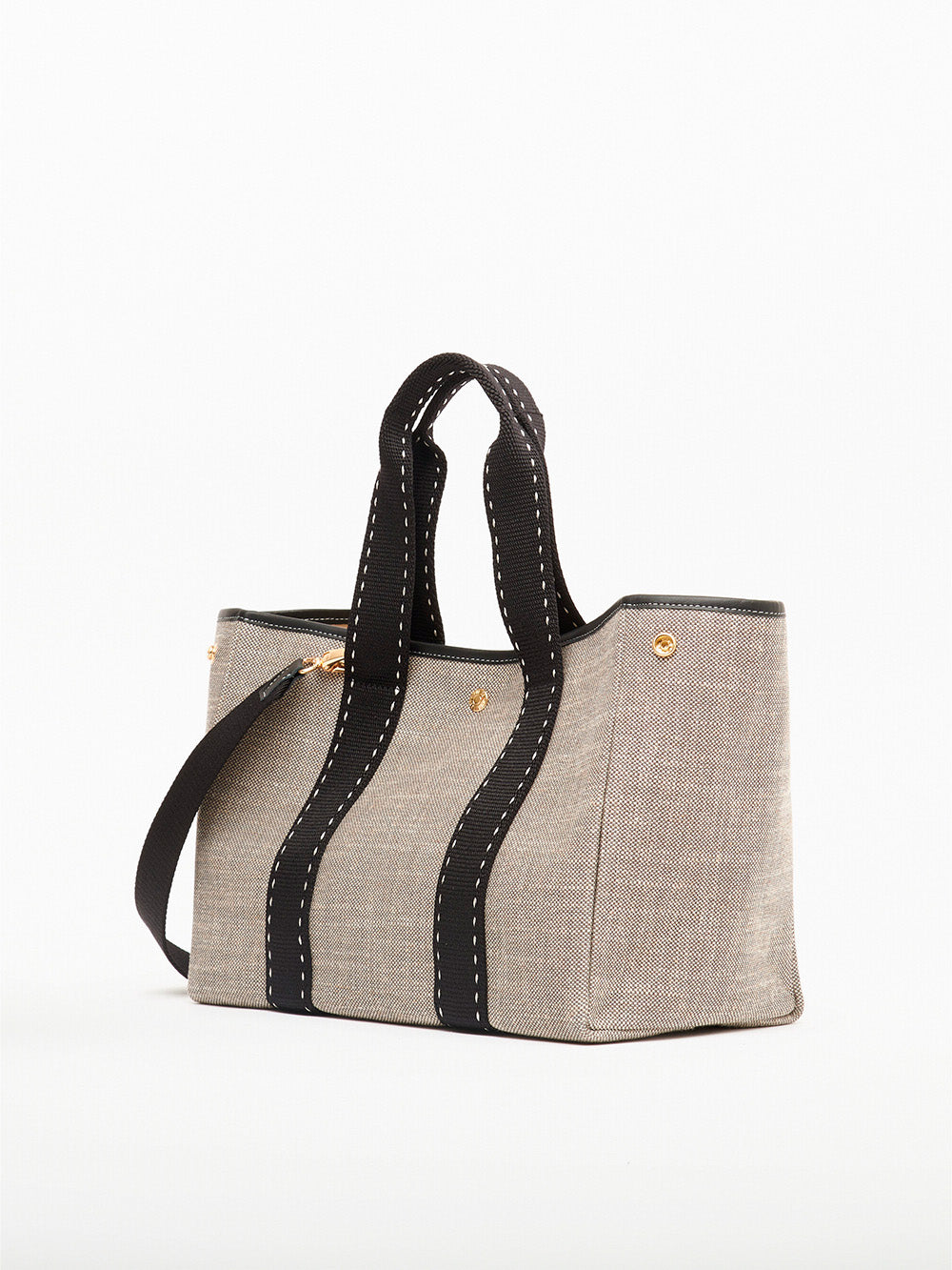 SAC TRAVERSEE M GREY BLACK SELLIER