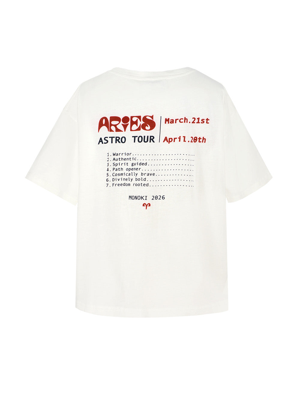 Astro 2026 Aries T-shirt