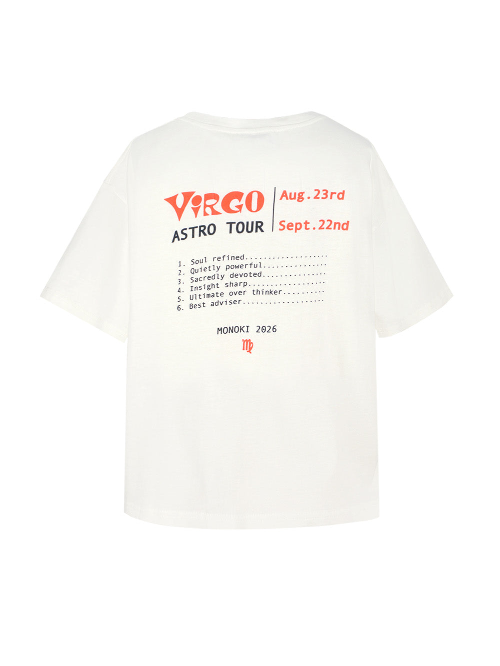 T-SHIRT ASTRO 2026 VIERGE