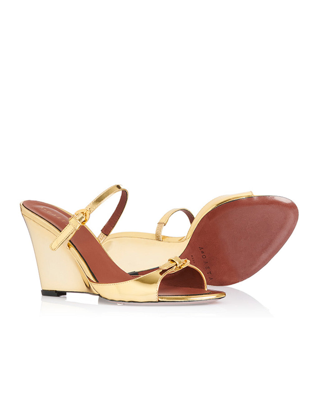 LA VIZIATISSIMA GOLD SANDAL