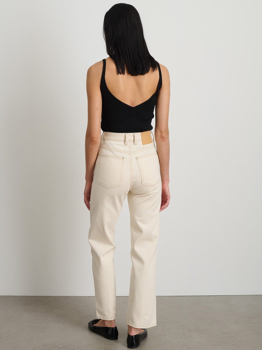 LIGHT HIGH STRAIGHT FULL JEANS