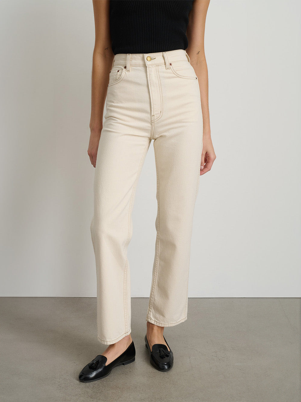 LIGHT HIGH STRAIGHT FULL JEANS