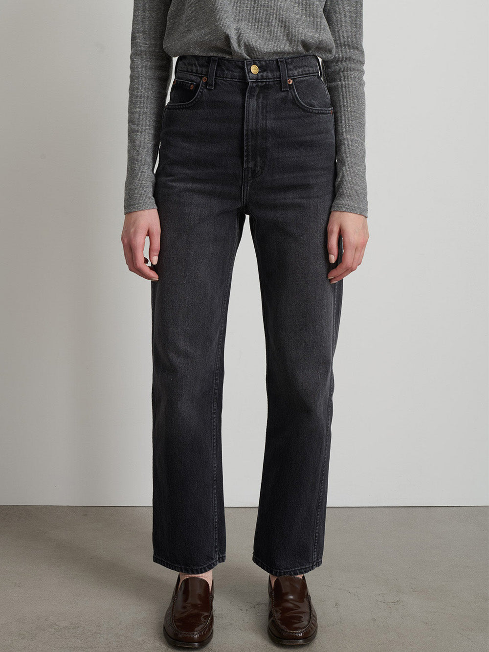 JEAN PLEIN RELAXED STRAIGHT STILL BLACK