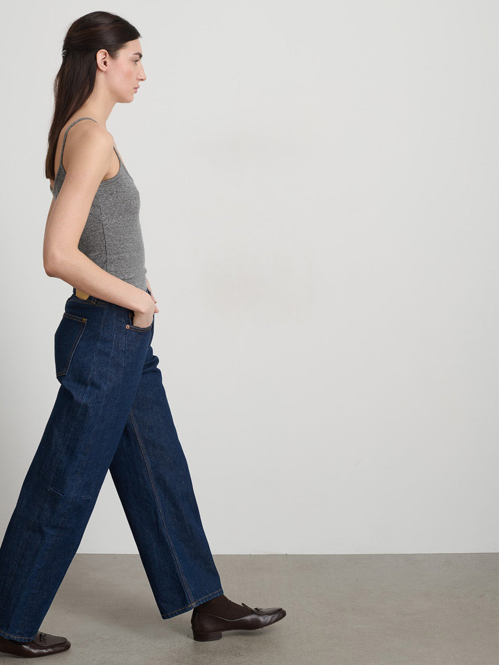 JEAN SLIM LASSO INDIGO RINSE