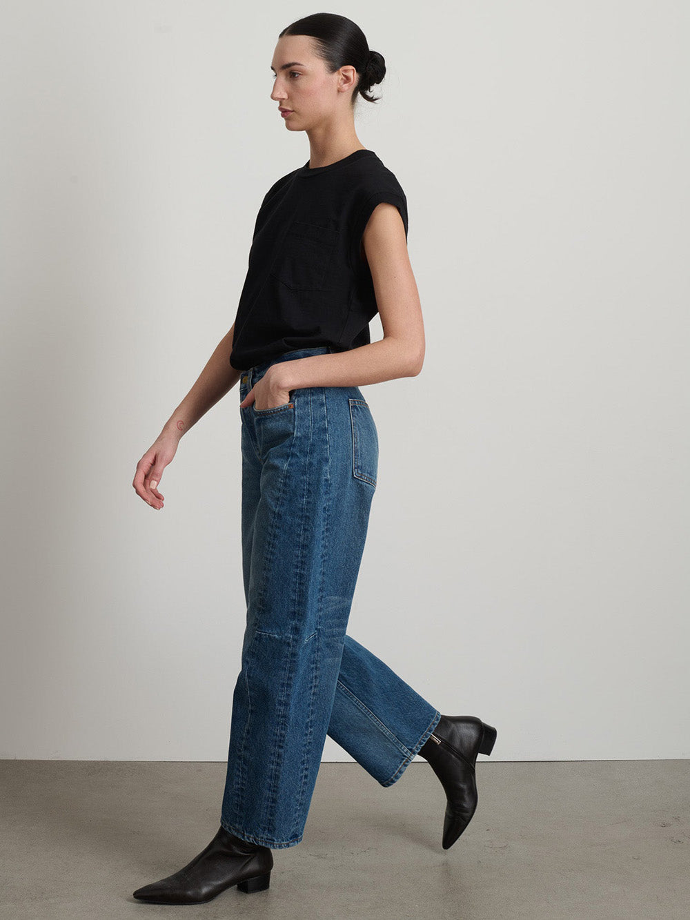 LIESL BLUE SLIM LASSO JEANS