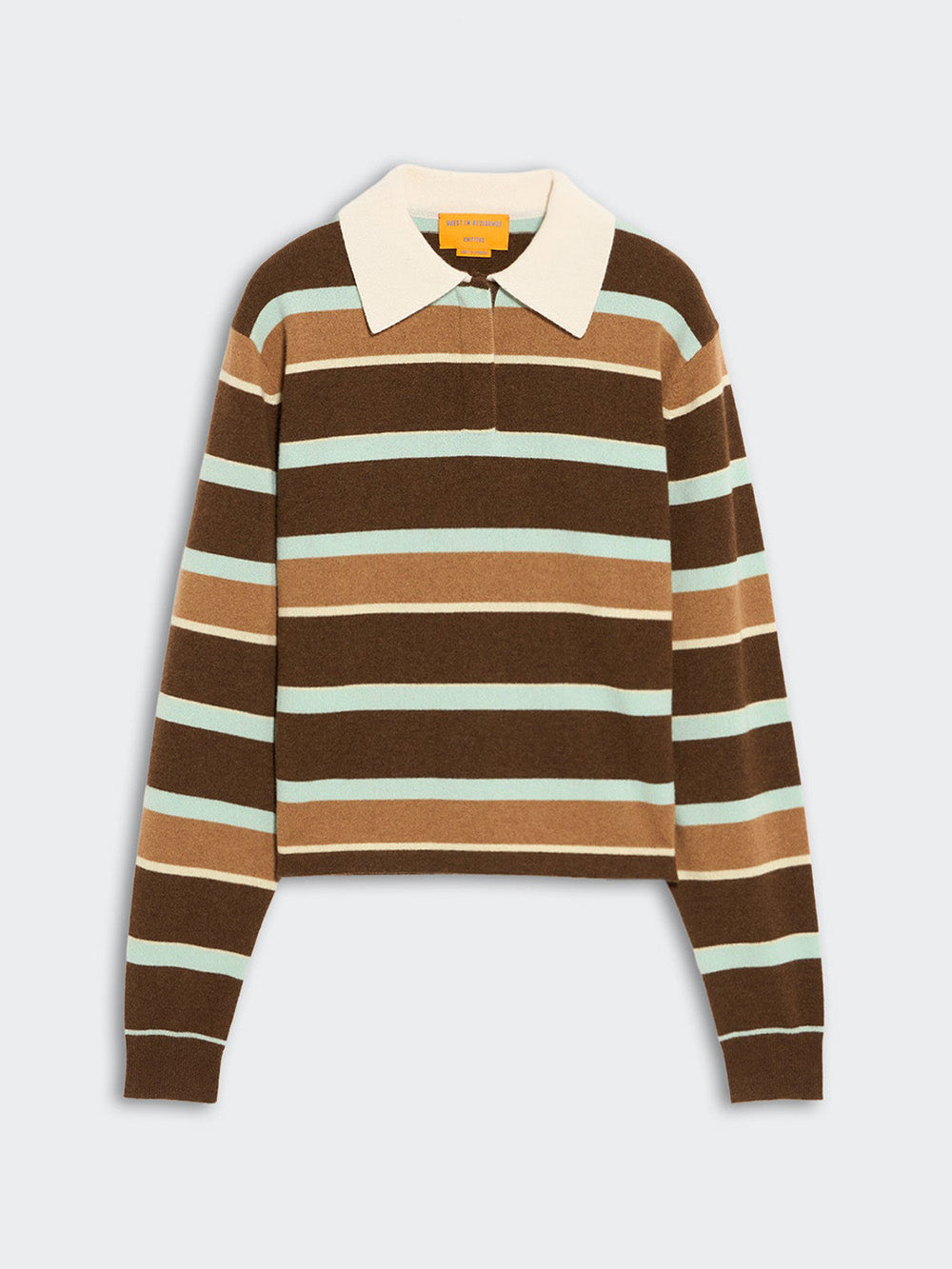 Striped Chestnut Combo Rugby Sweater