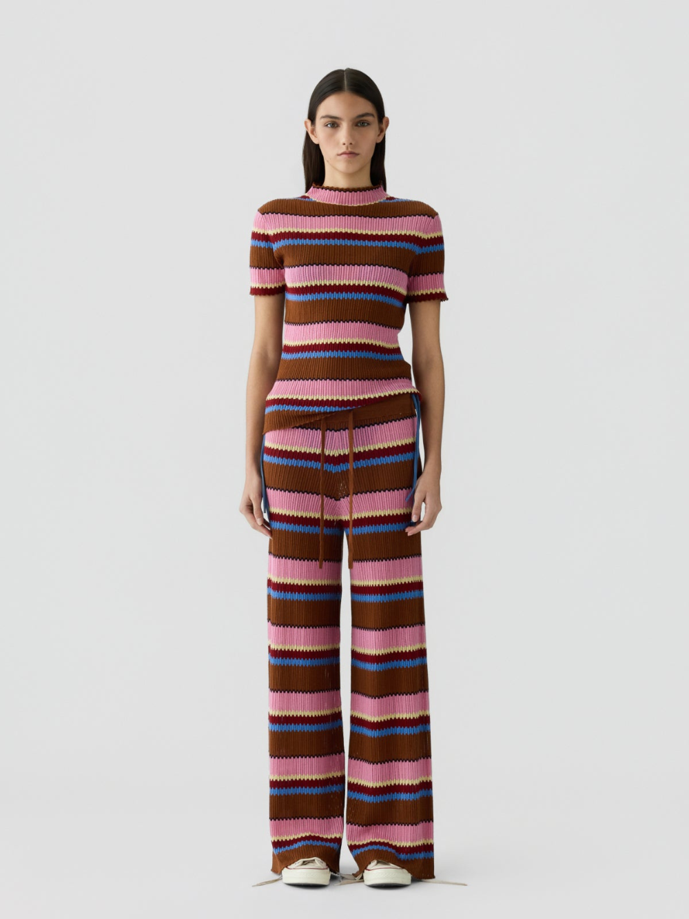 TOP PALAZZO BURNT SIENNA