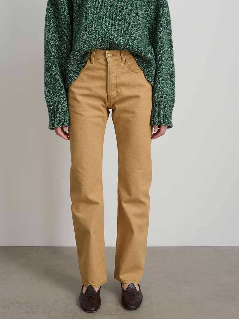 TILDA KHAKI ROPE TWILL JEANS