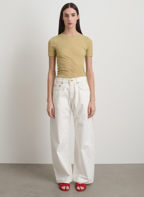 FLOPPY CHALK WHITE JEAN