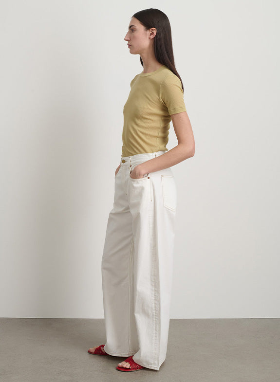 FLOPPY CHALK WHITE JEAN