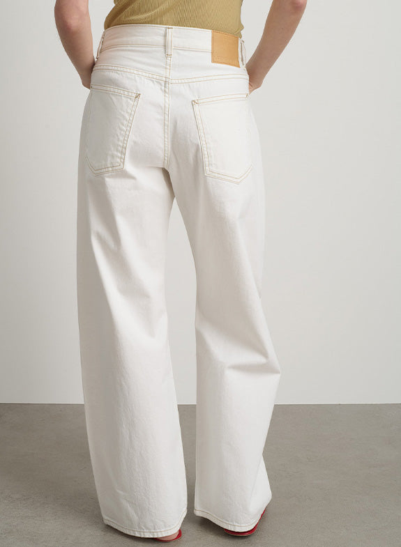 FLOPPY CHALK WHITE JEAN