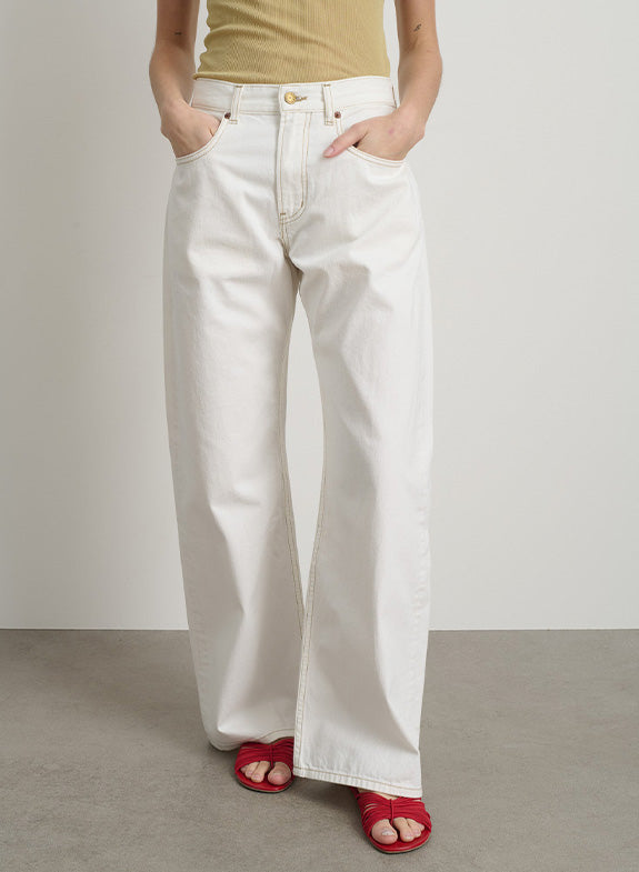 FLOPPY CHALK WHITE JEAN