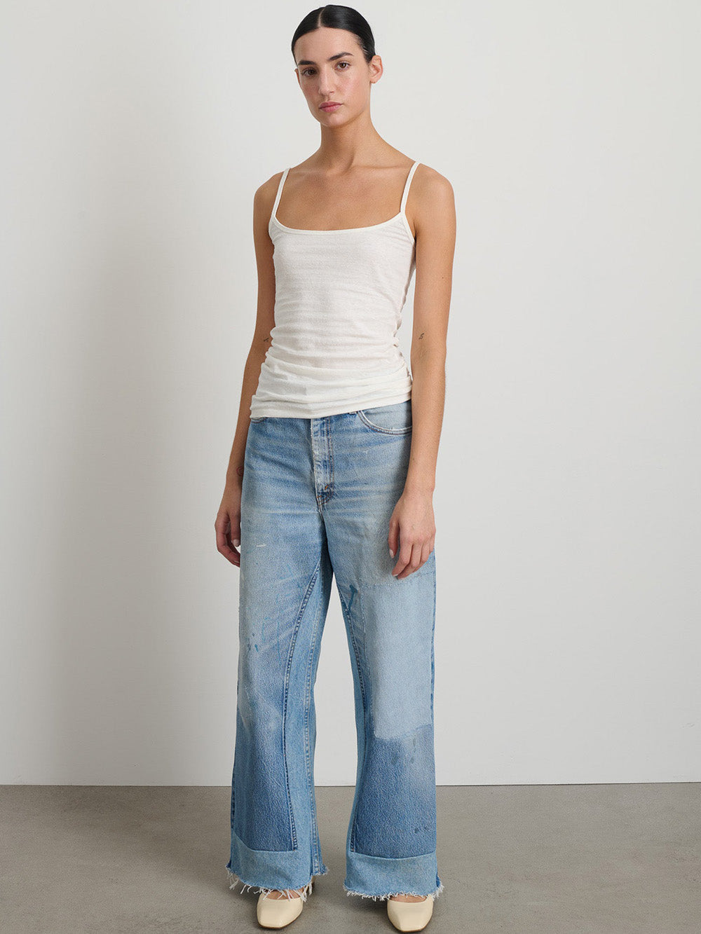 ZORA SNOW WHITE TANK TOP